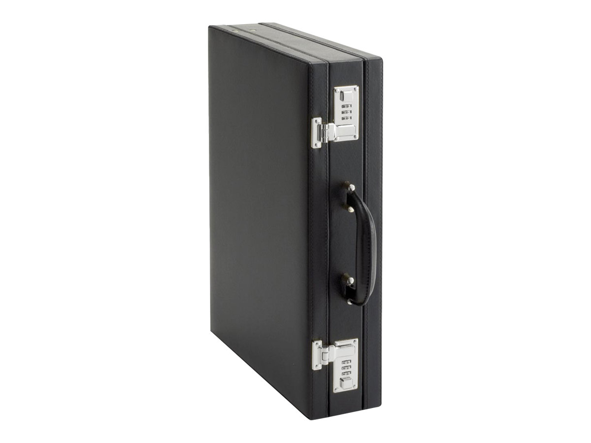 Alassio Aktenkoffer PONTE Lederimitat schwarz 44,5 x 33,0 x 10,0 cm