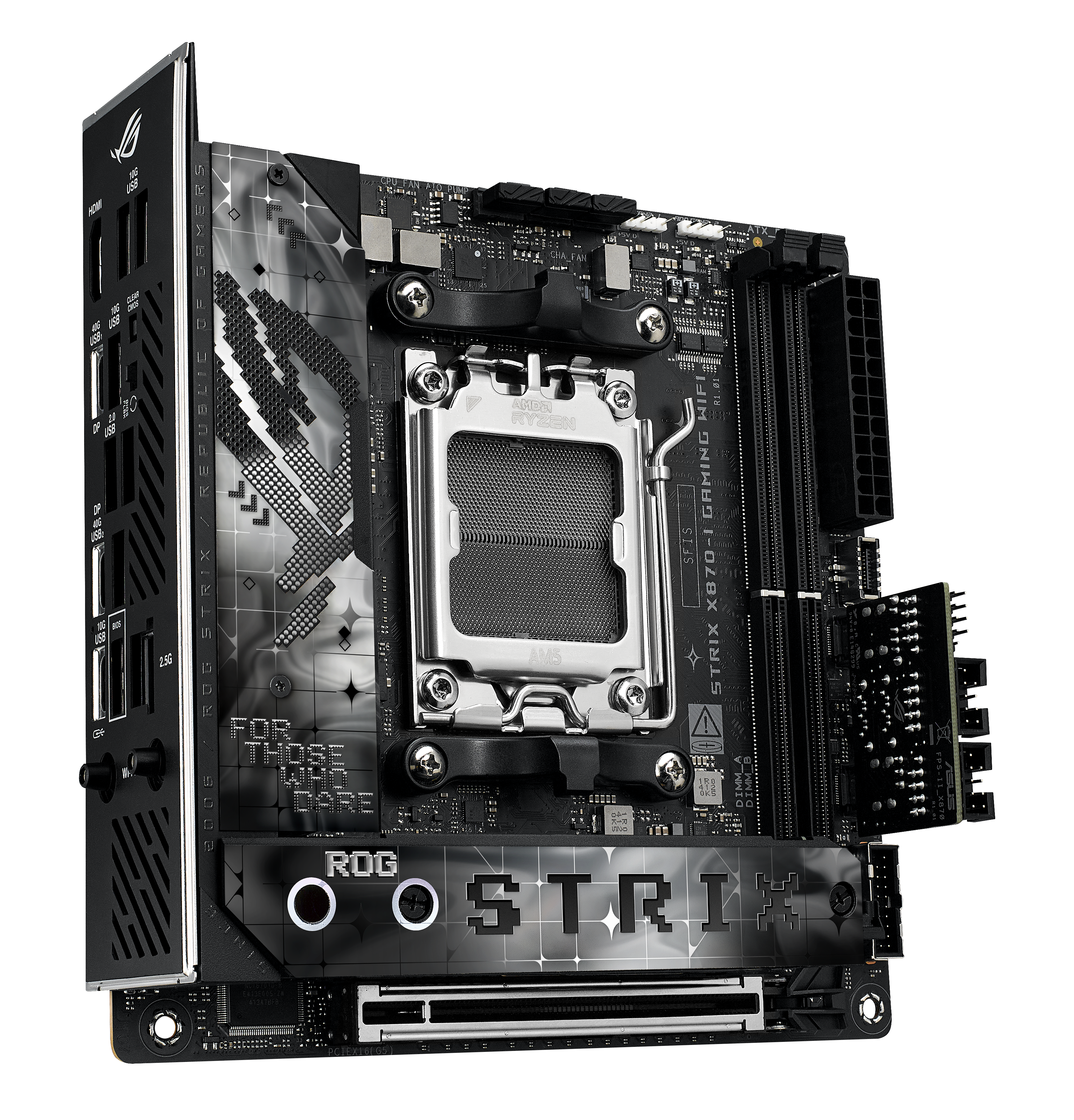 ASUS ROG STRIX X870-I GAMING WIFI Mini‑ITX Socket AM5 Wi‑Fi 7