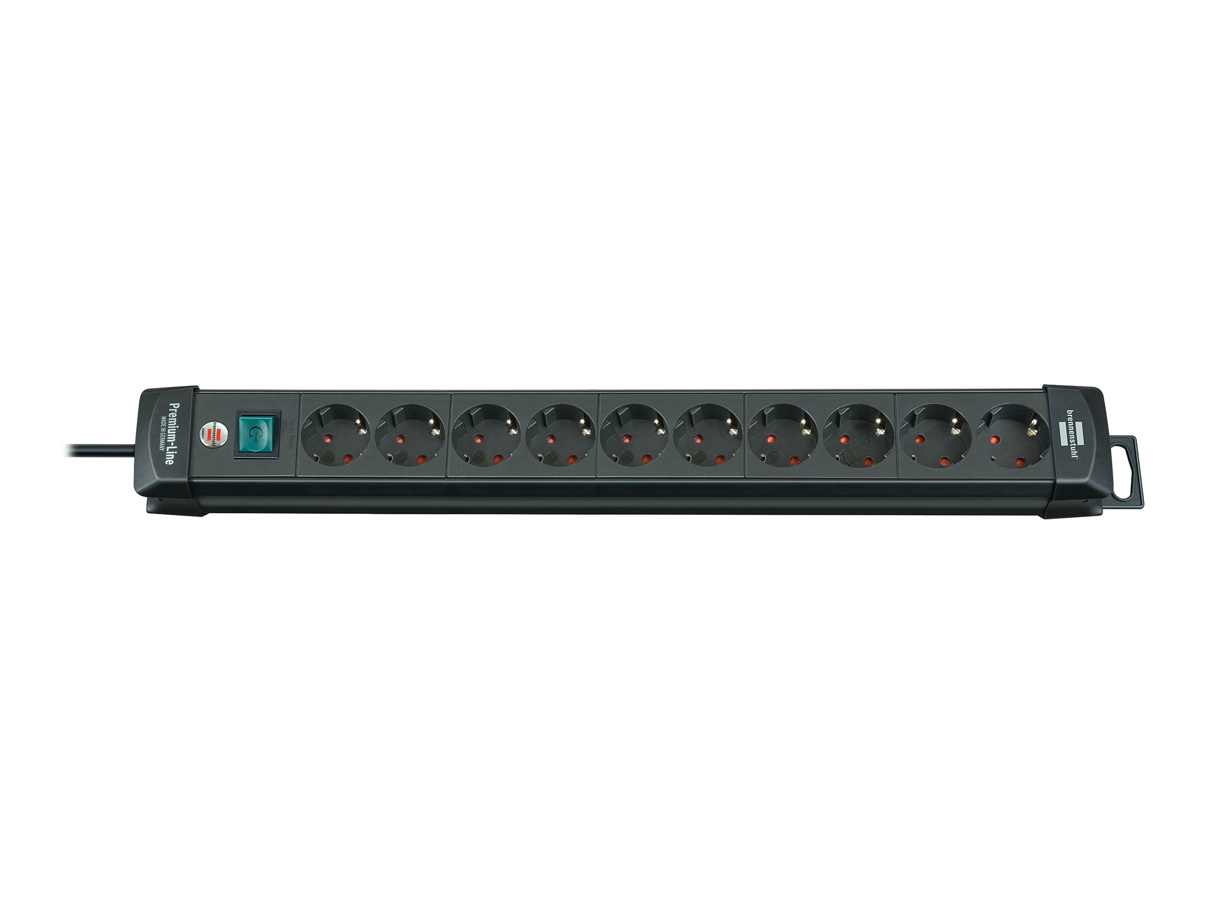 brennenstuhl Premium-Line 10-fach Steckdosenleiste mit Schalter 3,0 m schwarz brennenstuhl Premium-Line 10-fach Steckdosenleiste mit Schalter 3,0 m schwarz