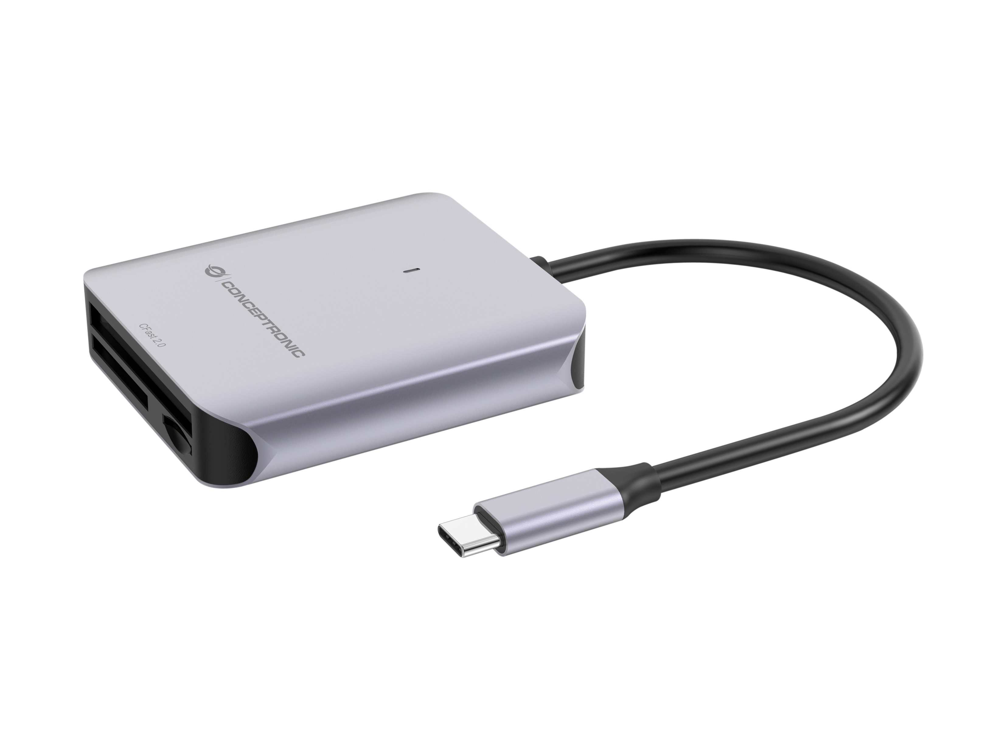 CONCEPTRONIC Kartenleser USBC32SDTF40CFast20 schwarz