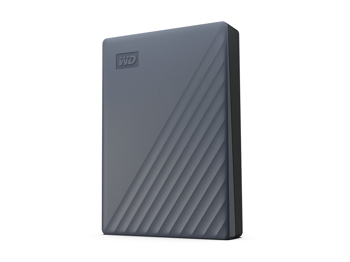 Western Digital My Passport mit USB-C 6 TB externe HDD-Festplatte grau Western Digital My Passport mit USB-C 6 TB externe HDD-Festplatte grau
