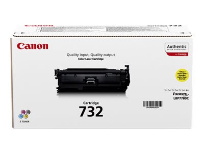 CANON 732-Y Toner gelb Standardkapazität 6.400 Seiten 1er-Pack