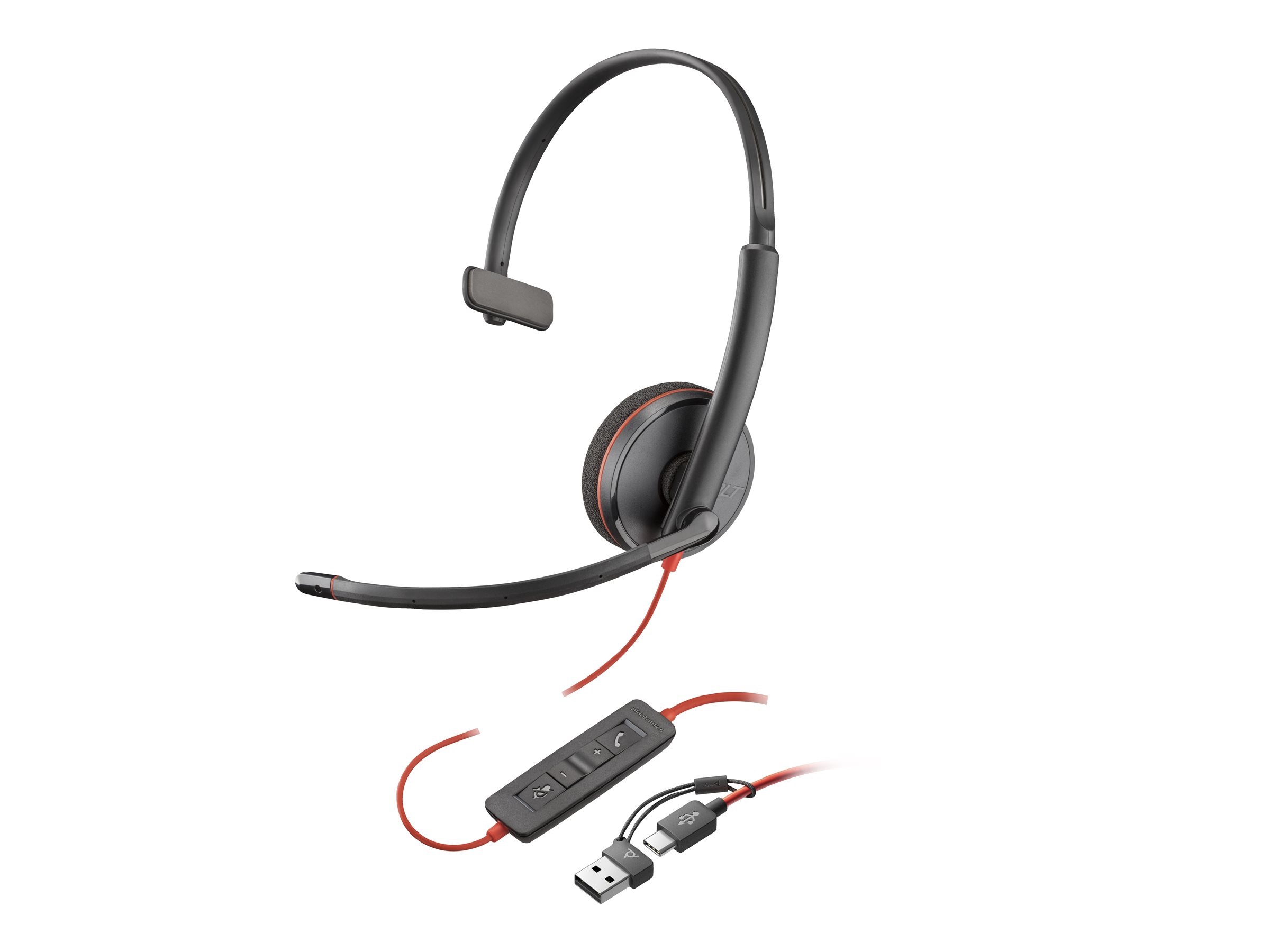 Poly Headset Blackwire C3210 Mono USB-C/A