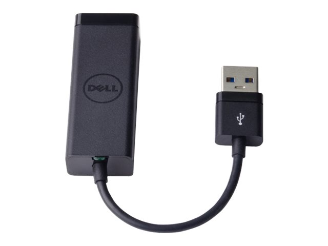 DELL Adapter USB 3.0 Ethernet PXE Adapter - Black DELL Adapter USB 3.0 Ethernet PXE Adapter - Black