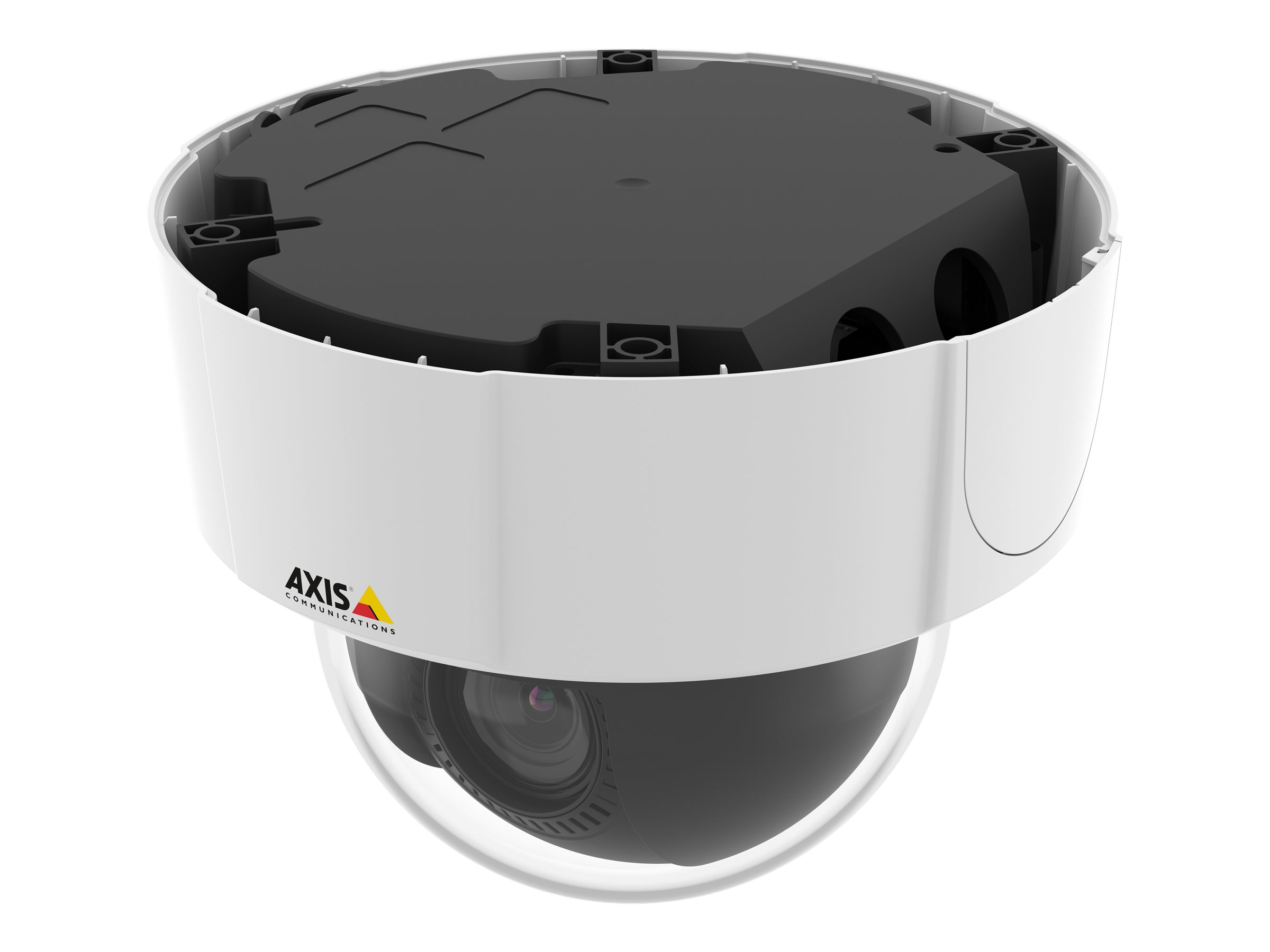 Axis M5525-E Netzwerkkamera PTZ Dome Kompakte PTZ Dome Kamera / HDTV 1080p 1920x1080 / 10x optischer Zoom / 360 Schwenken / WDR / IP66, PoE & 24V / Bildrate max. 25fps in H.264 & Motion JPEG / Duales Audio, 4 I/O / PoE Injektor nicht im Lieferumfang!