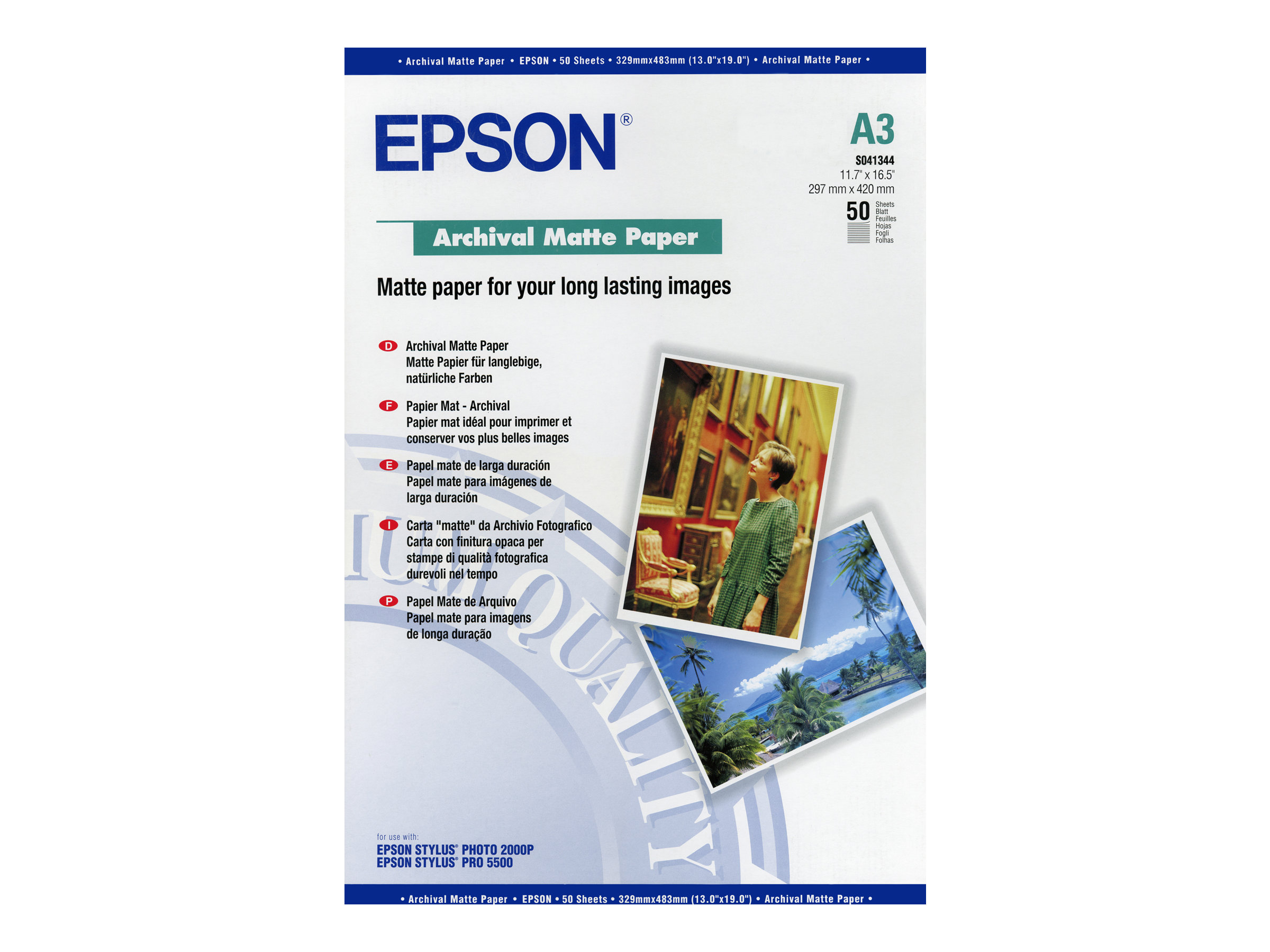 C13S041344 EPSON Archival Papier