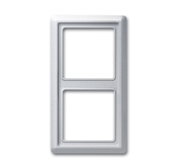 Busch-Jaeger Rahmen 2102-33 2fach aluminiumsilber Busch-Jaeger Rahmen 2102-33 2fach aluminiumsilber