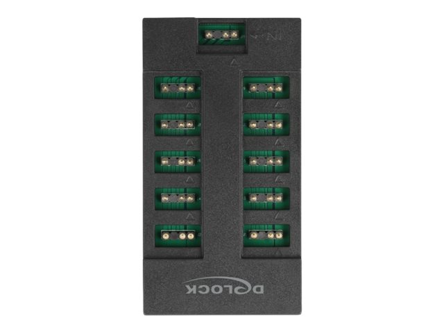 Delock RGB Hub fuer ARGB LEDs mit 10 Ports Delock RGB Hub fuer ARGB LEDs mit 10 Ports