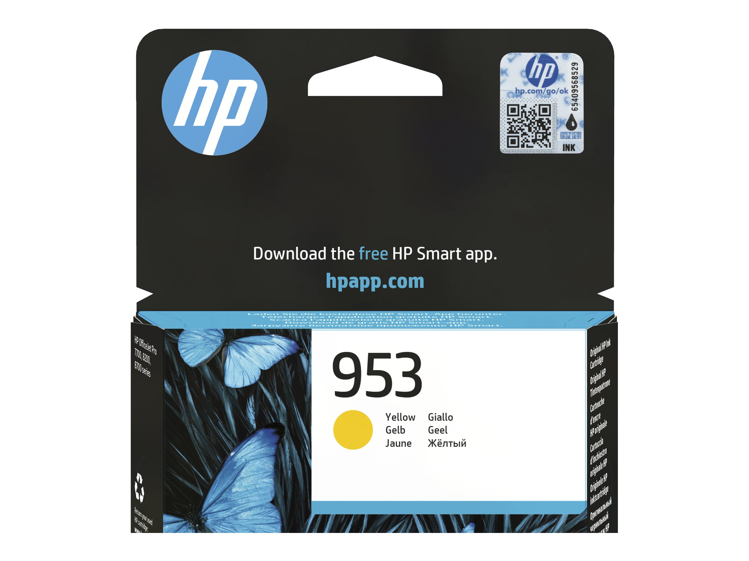 HP 953 (F6U14AE) gelb Druckerpatrone