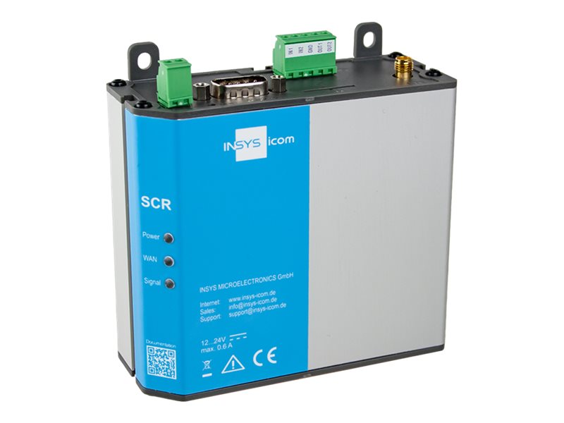INSYS icom SCR-L300 1.2 LTE-Mobilfunk-Router VPN-Option INSYS icom SCR-L300 1.2 LTE-Mobilfunk-Router VPN-Option