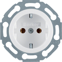 Berker Steckdose SCHUKO 474520 Palazzo polarweiss Berker Steckdose SCHUKO 474520 Palazzo polarweiss
