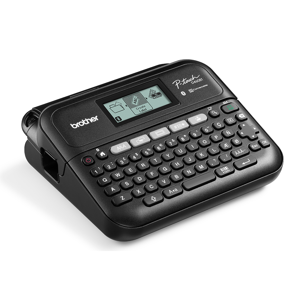 Brother Ptouch D460BTVP Desktop Beschriftungsgeraet mit Koffer