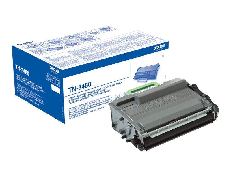 TN3480 BROTHER DCP Toner black HC 8000