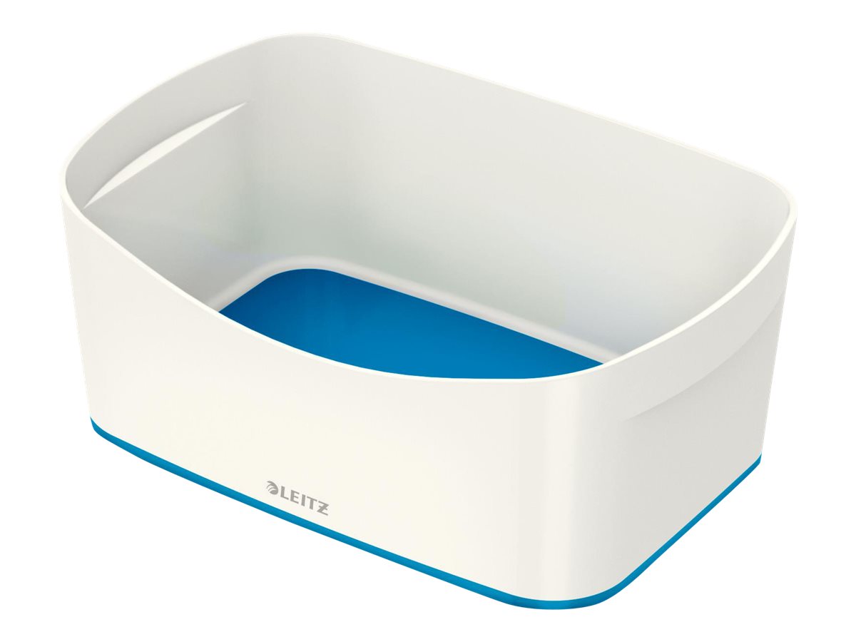 LEITZ MyBox Aufbewahrungsbox 3,0 l perlweiss/blau 24,6 x 16,0 x 9,8 cm LEITZ MyBox Aufbewahrungsbox 3,0 l perlweiss/blau 24,6 x 16,0 x 9,8 cm