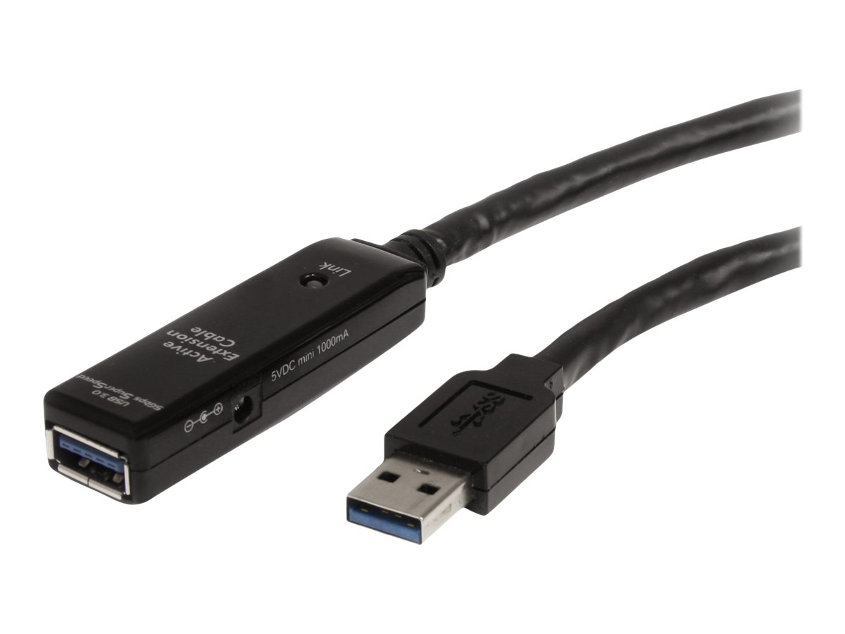 StarTech.com 5 m aktives USB 3.0 Verlängerungskabel - Stecker/Buchse - USB 3.0 SuperSpeed Kabel Verlängerung - USB-Verlängerungskabel - 5 m