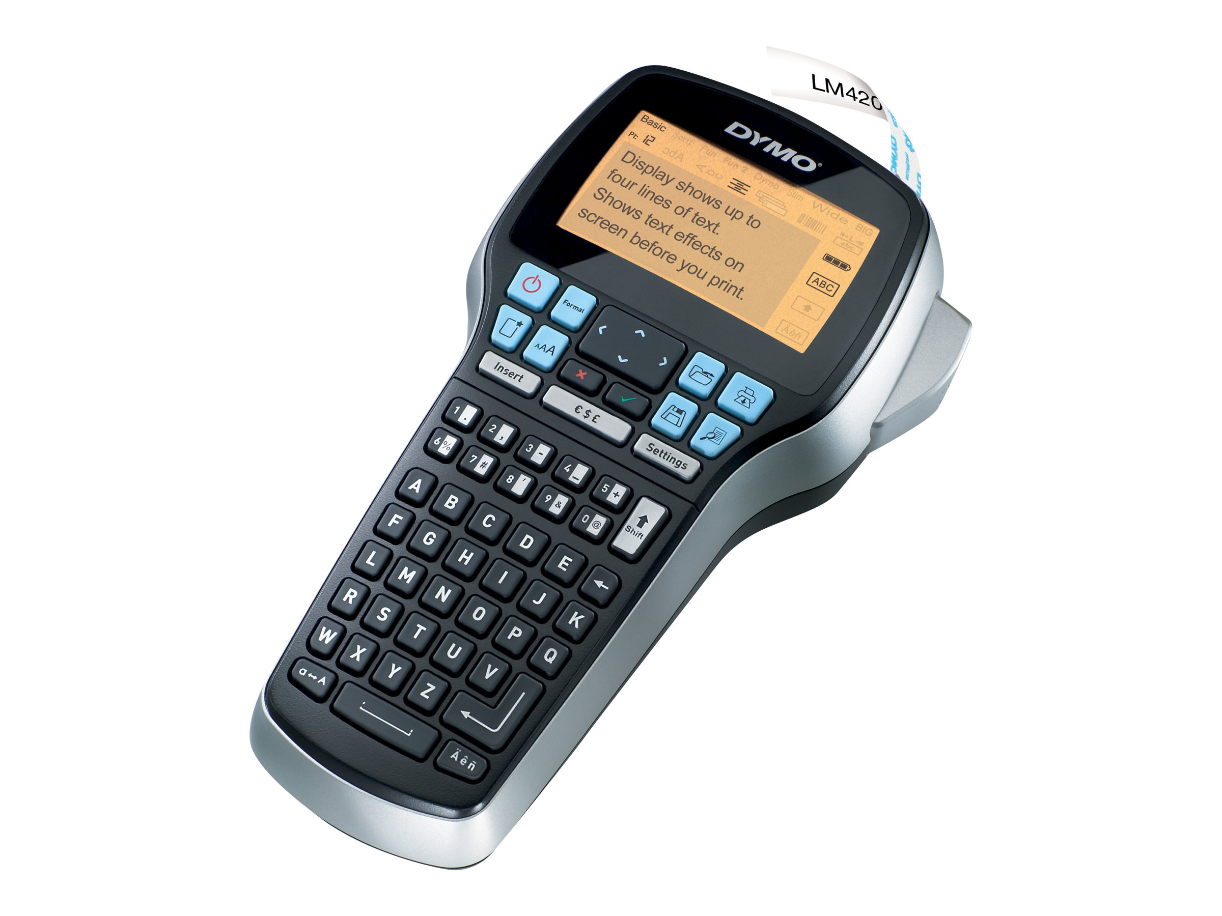 DYMO LABELMANAGER 420P ABC-TASTATUR DYMO LABELMANAGER 420P ABC-TASTATUR