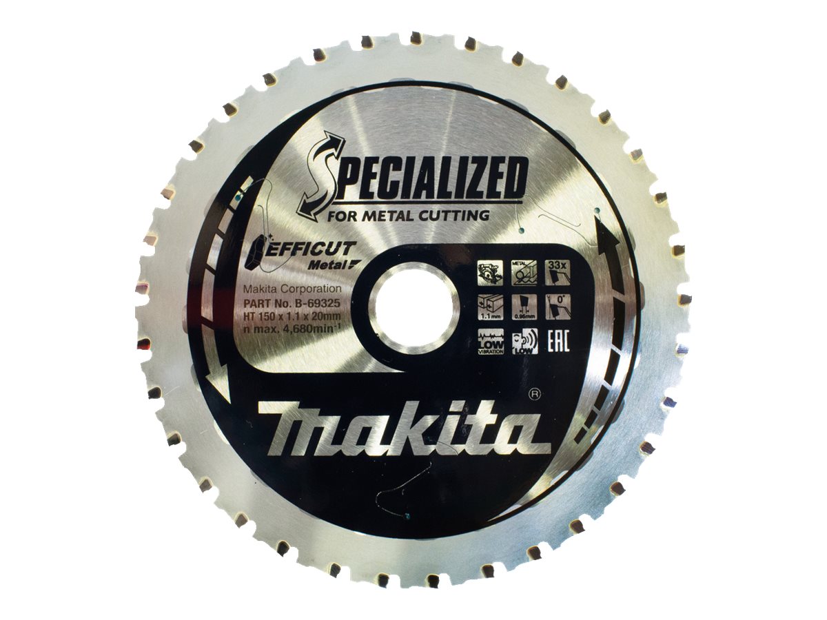 makita B-69325, EFFICUT KreissÃ¤geblatt 150,0 mm, 33 ZÃ¤hne