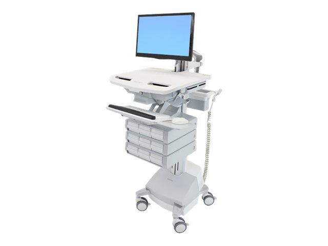 ERGOTRON StyleView Wagen mit LCD-Arm SLA-Antrieb 9 Schublade EU ERGOTRON StyleView Wagen mit LCD-Arm SLA-Antrieb 9 Schublade EU