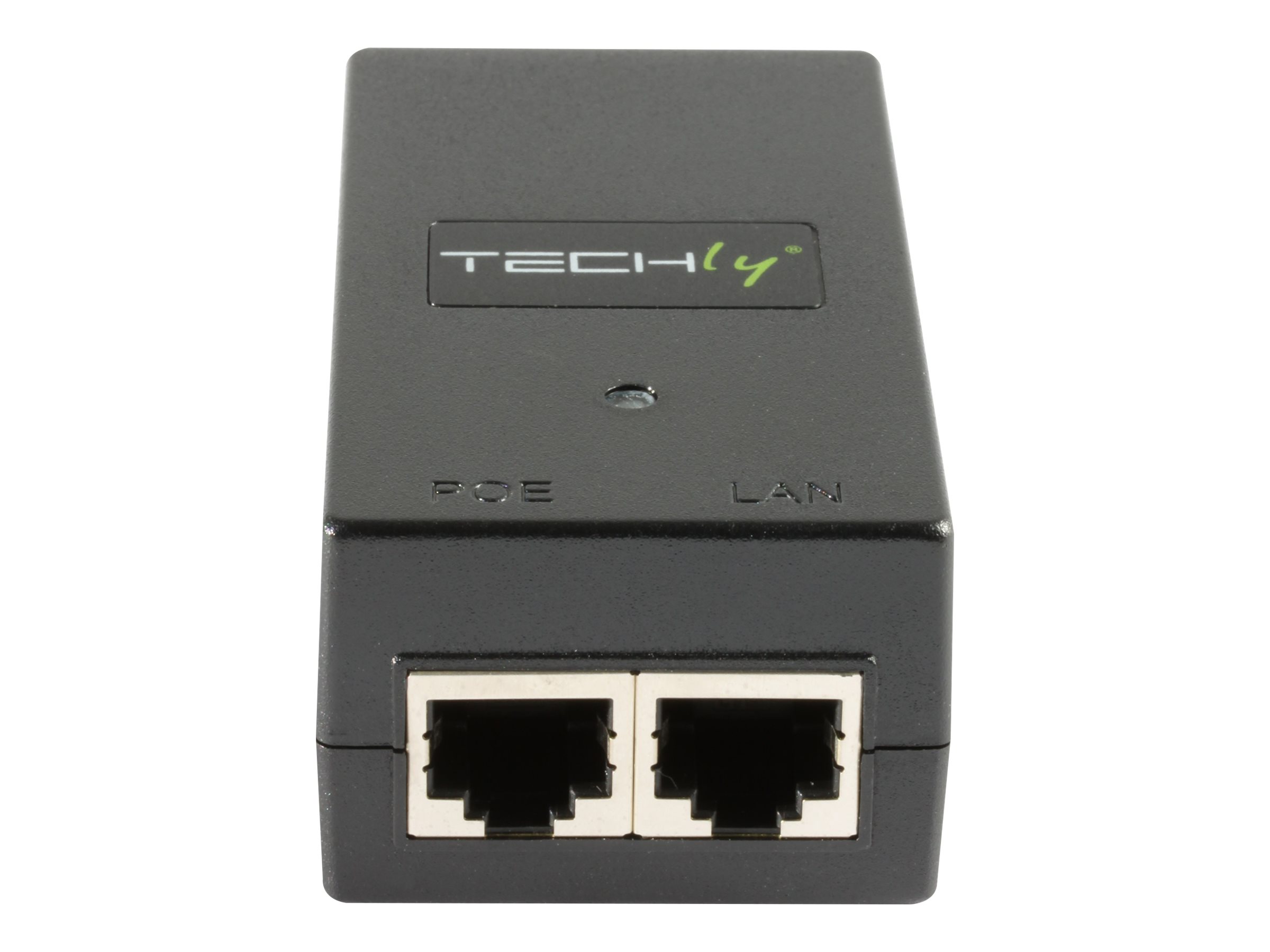 TECHLY PoE Injector Injektor 1 Port 48 V DC IEEE 8023af kompatibel Class 3 PoE 15 Watt 10100