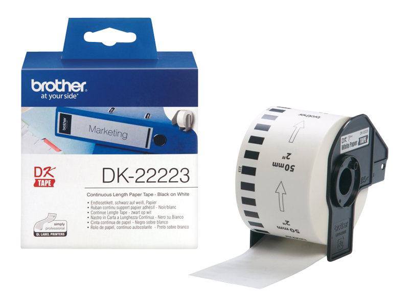 DK22223 BROTHER PT QL550 ETIKETTEN WEISS DK22223 BROTHER PT QL550 ETIKETTEN WEISS