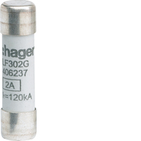 Hager Sicherung LF302G 10x38mm gG 2A Hager Sicherung LF302G 10x38mm gG 2A