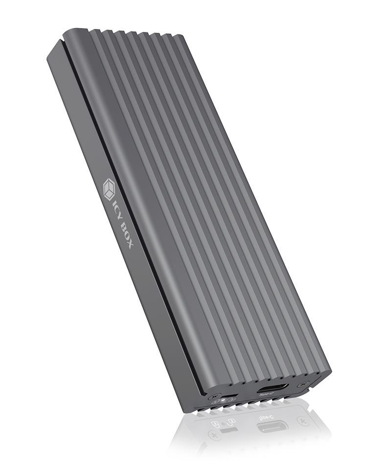 ICY BOX IB1817MC31 Externes USBC 31 Gehaeuse fuer M2 NVMe SSD Aluminium