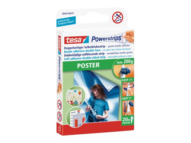 58003-00079-04 TESA Poster Powerstrips 58003-00079-04 TESA Poster Powerstrips