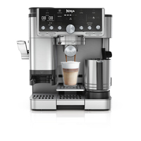 Ninja ES701EU Pro 3-in-1-Kaffeemaschine mit Mahlwerk und Aufschaeumer, silber Ninja ES701EU Pro 3-in-1-Kaffeemaschine mit Mahlwerk und Aufschaeumer, silber