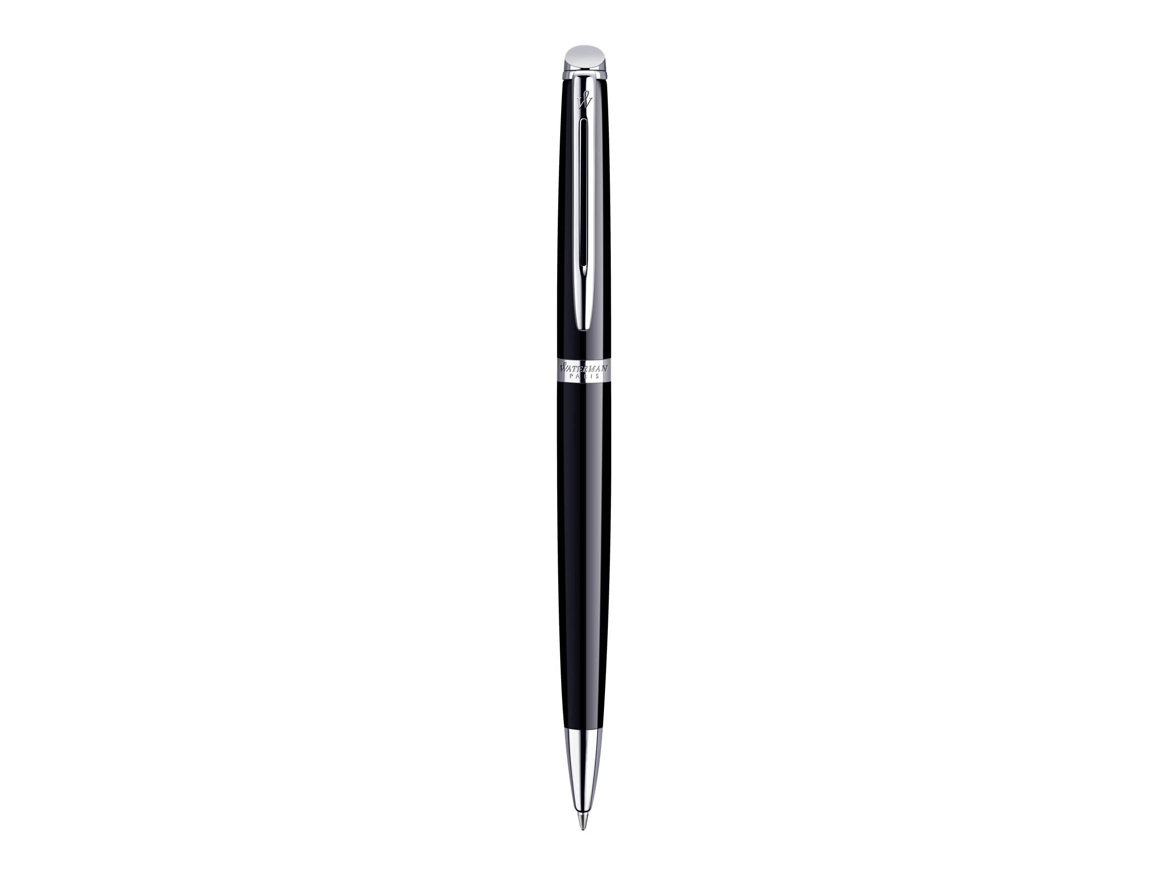 WATERMAN Kugelschreiber HÉMISPHÈRE Lack Schwarz schwarz hochglaenzend, Schreibfarbe: blau, 1 St.