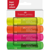 FABER-CASTELL TL 46 SF Textmarker farbsortiert, 4 St. FABER-CASTELL TL 46 SF Textmarker farbsortiert, 4 St.