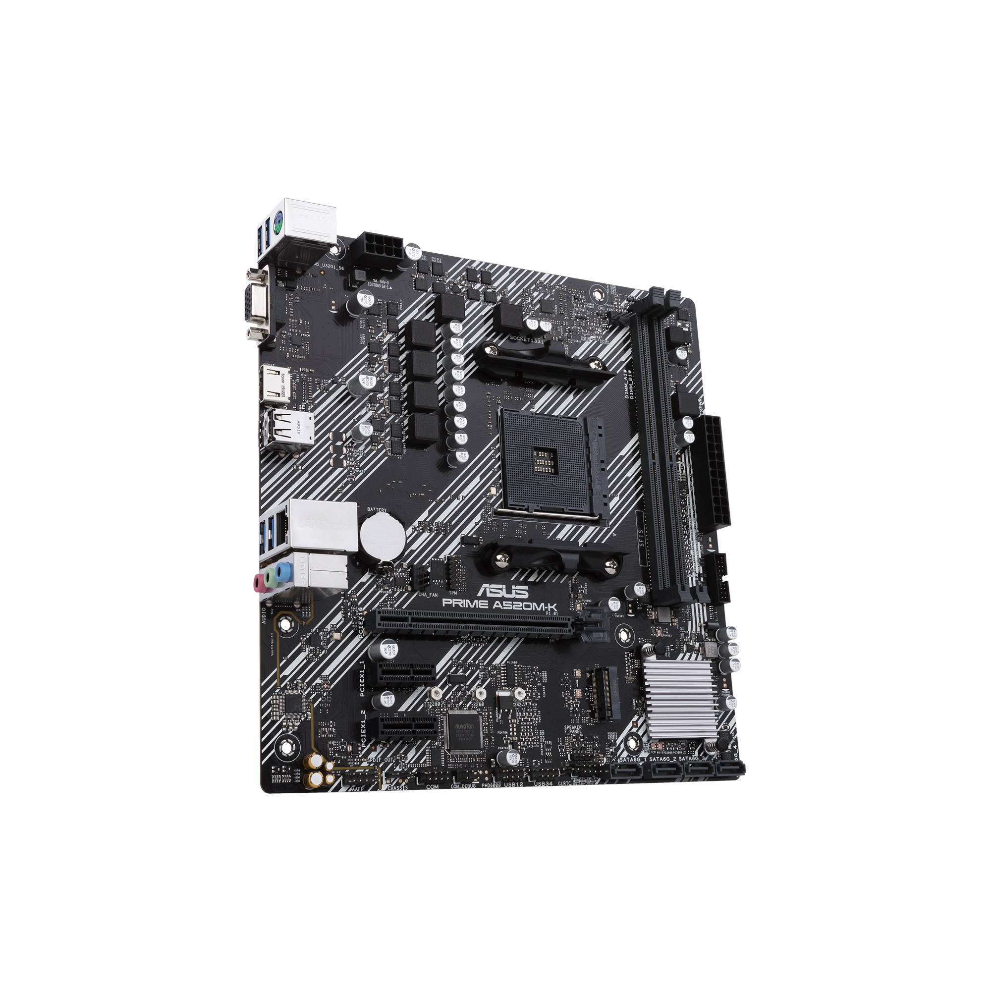 ASUS PRIME A520MK AMD Socket AM4 for 3rd Gen AMD Ryzen mATX Form Factor DDR4