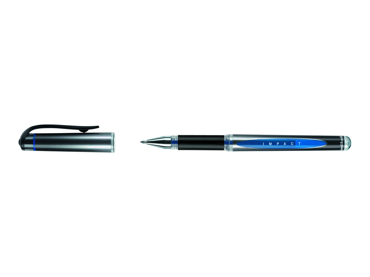 uni-ball Gel IMPACT UM-153S Gelschreiber schwarz/blau 0,6 mm, Schreibfarbe: blau, 1 St. uni-ball Gel IMPACT UM-153S Gelschreiber schwarz/blau 0,6 mm, Schreibfarbe: blau, 1 St.