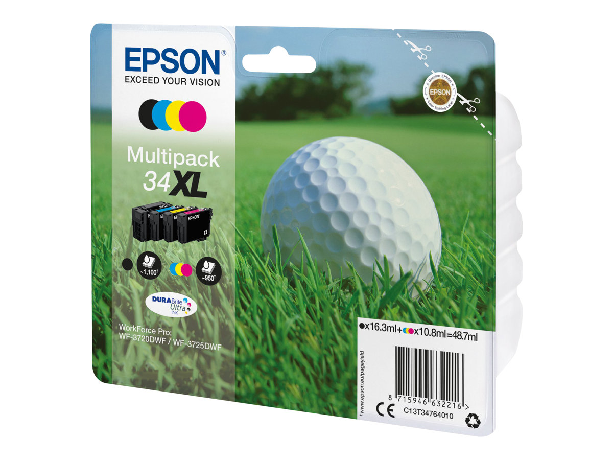 C13T34764010 EPSON WF Tinte (4) cmyk HC C13T34764010 EPSON WF Tinte (4) cmyk HC