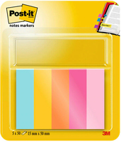 Post-it® Page Marker Beachside Haftmarker farbsortiert 5x 50 Streifen Post-it® Page Marker Beachside Haftmarker farbsortiert 5x 50 Streifen
