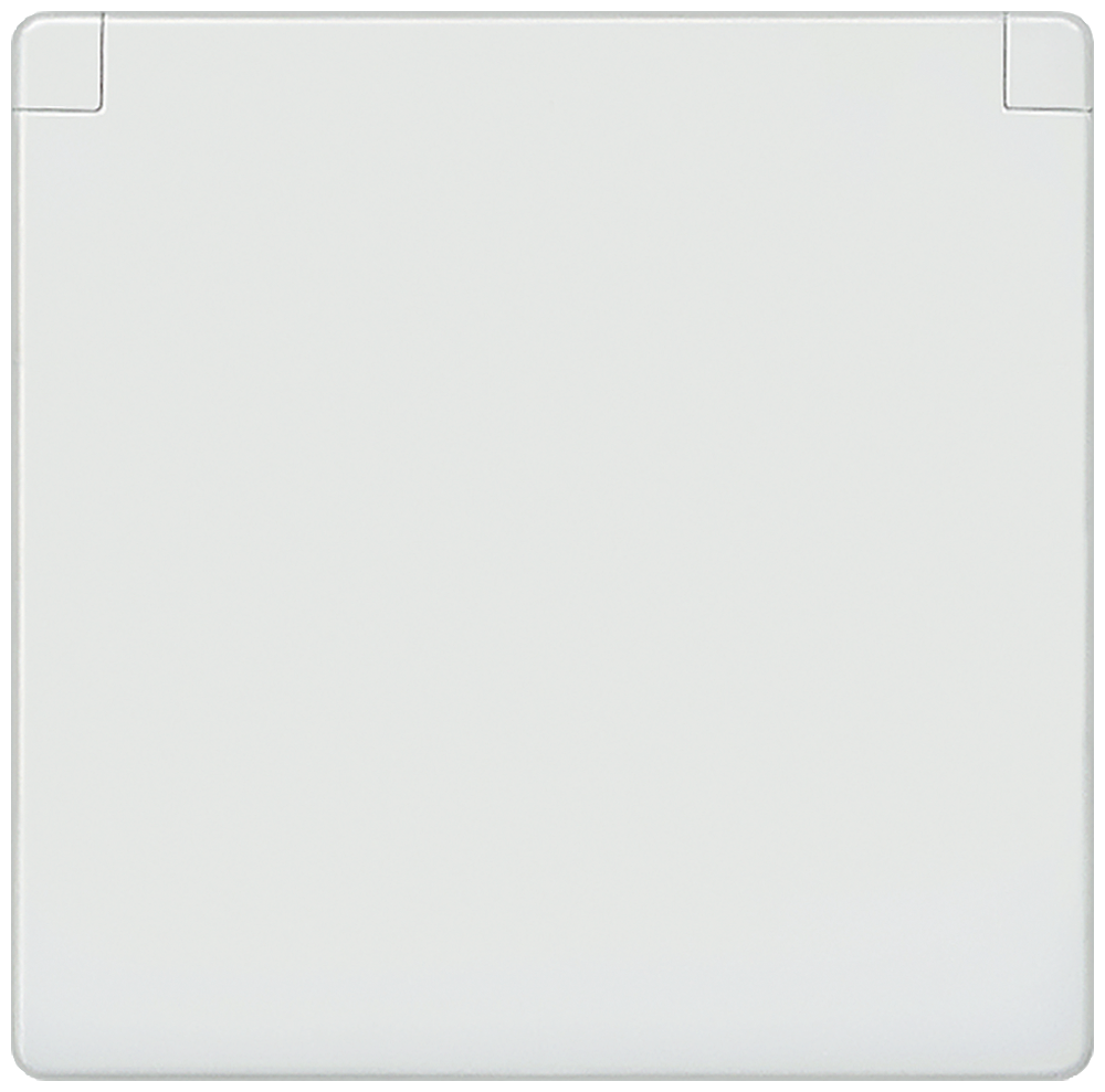 Siemens Abdeckplatte 5UH1204 titanweiss mit Klappdeckel