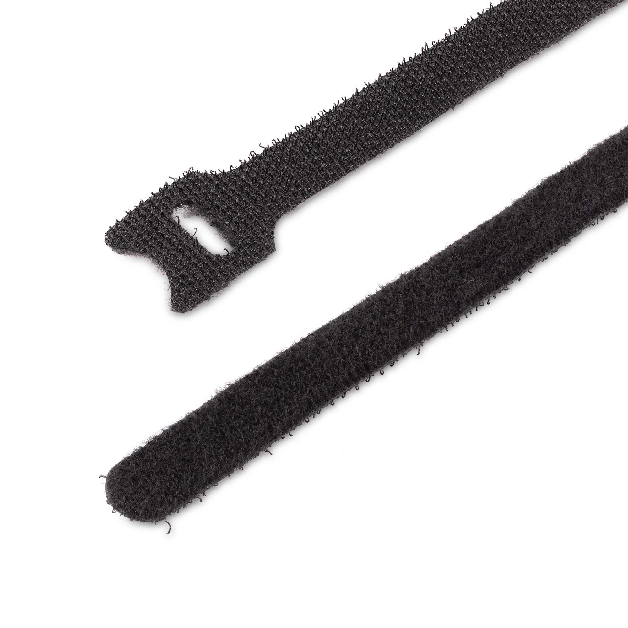 STARTECHCOM 15cm Klettkabelbinder Set 50St Wiederverwendbare Kabelbinder Kabelbinder Klettverschluss für Kabelmanagement