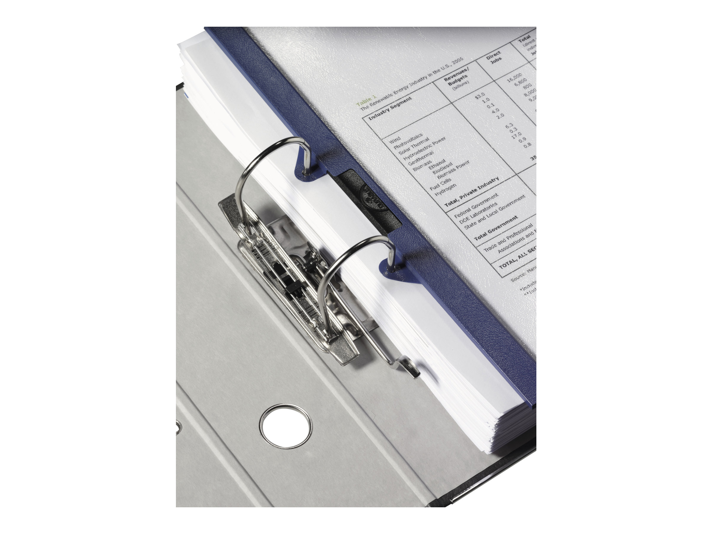 DURABLE Klemmhefter 30 EASY FILE dunkelblau, 25 St