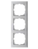 Merten M-Pure-Rahmen MEG40303660 M-Pure 3f. aluminium M-Pure