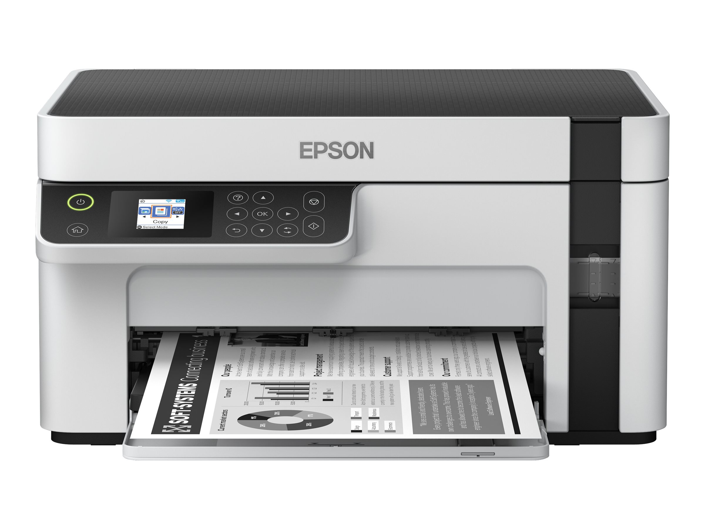 EPSON EcoTank ET-M2120 3 in 1 Tintenstrahl-Multifunktionsdrucker grau