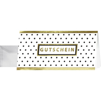 SIGEL Gutscheine Golden Glimmer DS100 DIN lang, 10 St