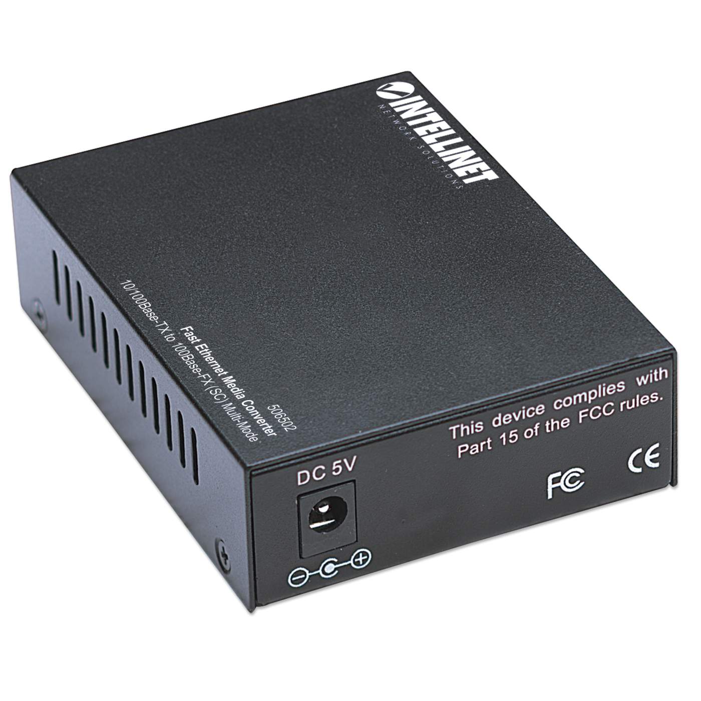 INTELLINET Fast Ethernet Medienkonverter 10100Base TX auf 100BaseFX SC Multimode 2 km