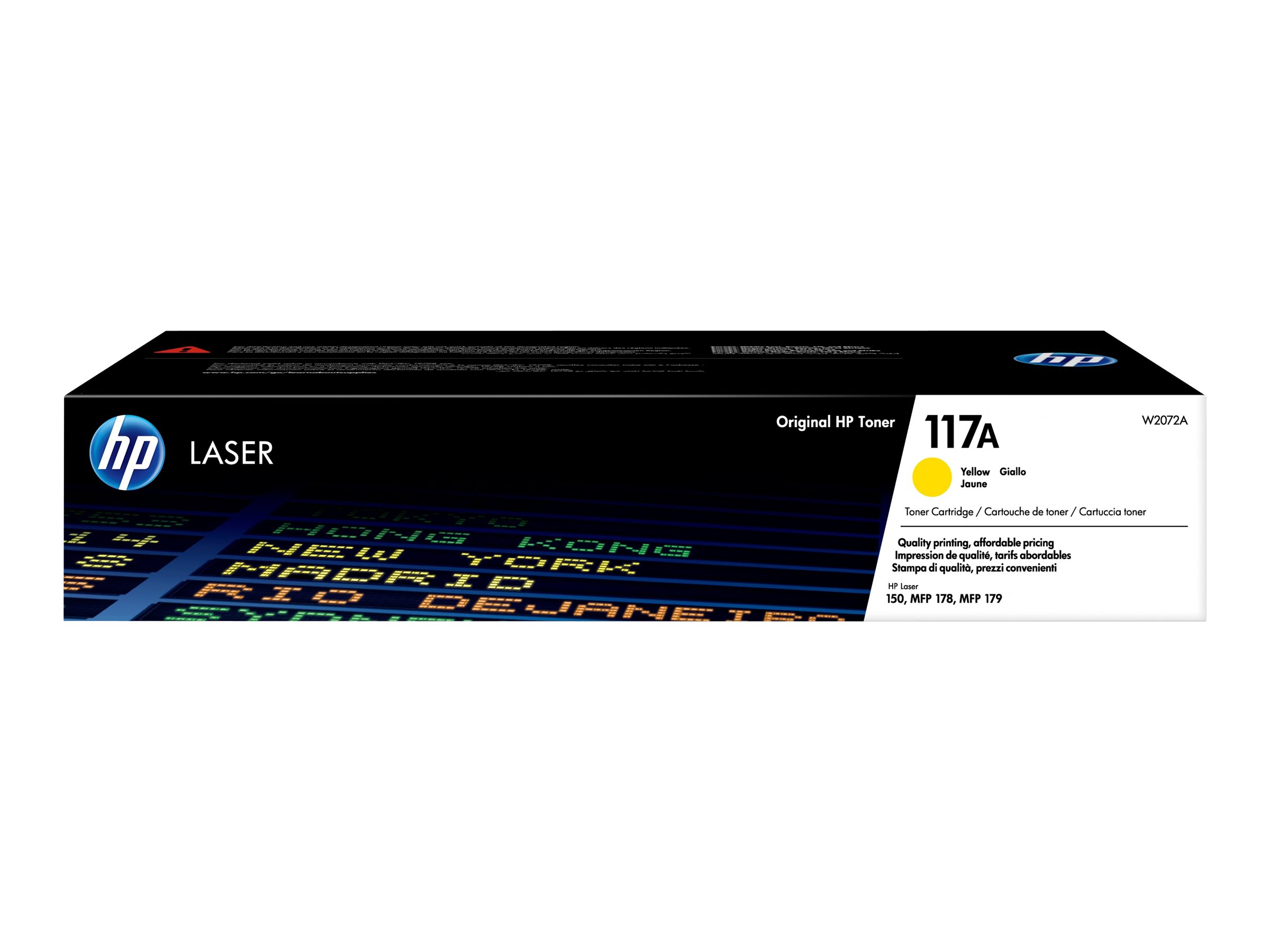 HP 117A (W2072A) gelb Tonerkartusche