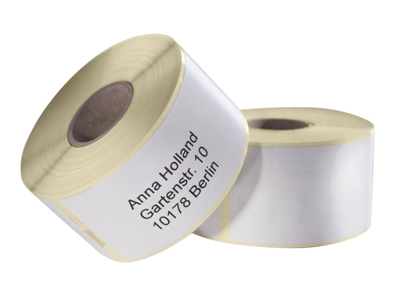 AVERY Zweckform Etikettenrollen fuer Etikettendrucker AS0722400 weiss, 89,0 x 36,0 mm, 2 x 260 Etiketten