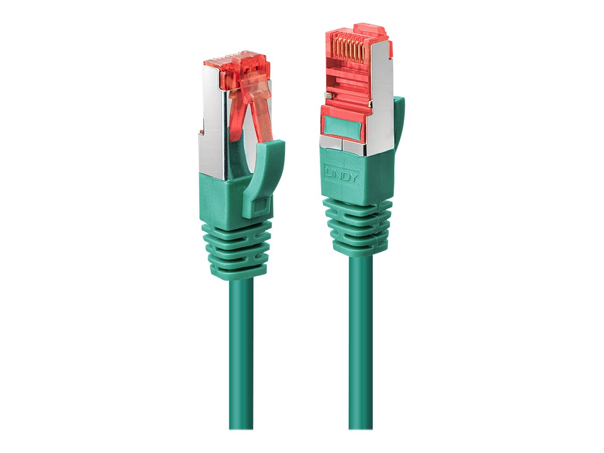 LINDY Cat.6 S/FTP Kabel, gruen, 7,5m Patchkabel