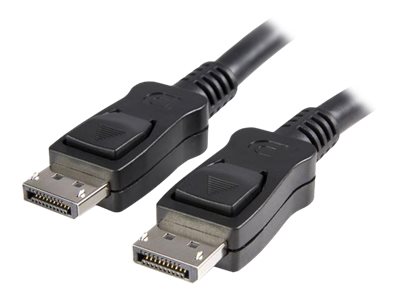 STARTECH.COM 0.5m Short DisplayPort 1.2 Cable with Latches M/M DisplayPort 4k