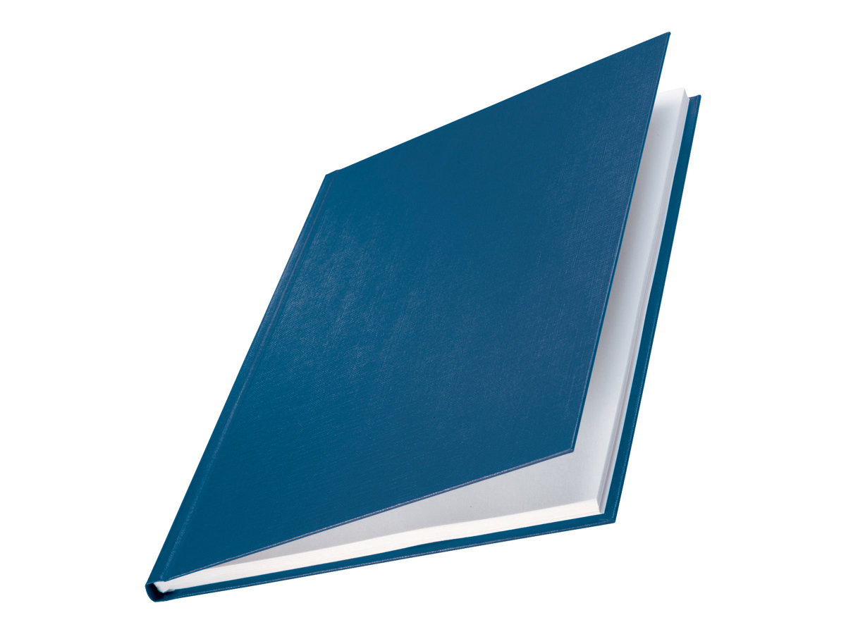 LEITZ Buchbindemappen blau Hardcover fuer 211 245 Blatt DIN A4, 10 St