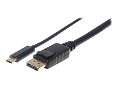 MANHATTAN USB Typ C auf DisplayPort-Adapterkabel 1m schwarz