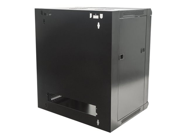 INTELLINET 48,3cm Wandverteiler 9 HE 450mm tief 19Zoll HxBxT 500 x 570 x 450 mm unmontiert schwarz