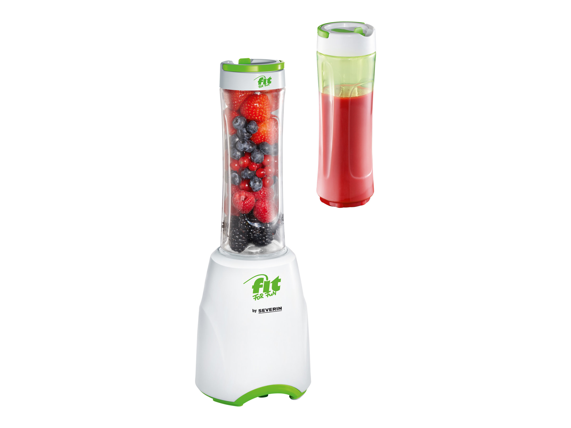 SEVERIN SM 3735 Smoothie-Maker weiss/gruen 300 W SEVERIN SM 3735 Smoothie-Maker weiss/gruen 300 W