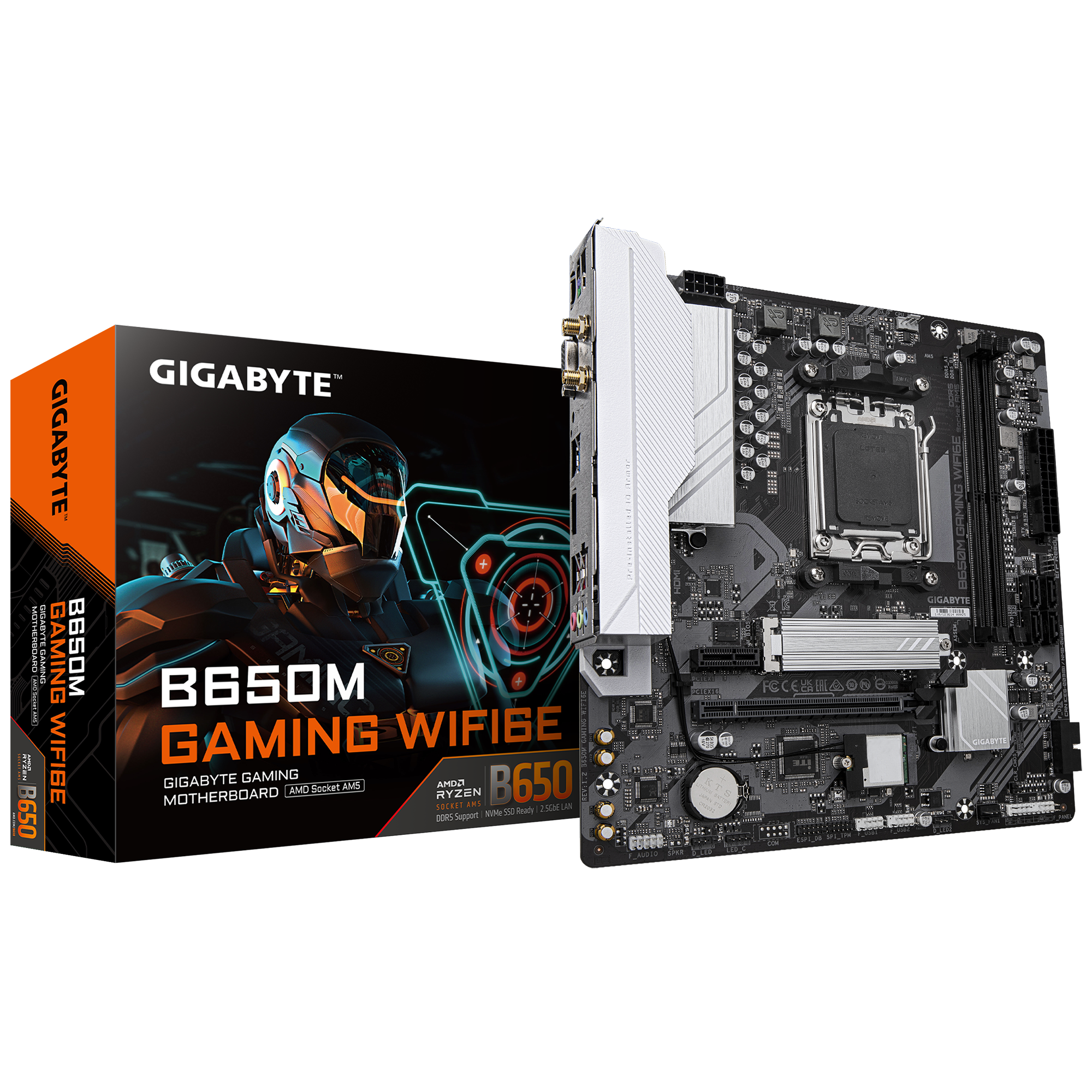 Gigabyte B650M Gaming WIFI6E micro ATX AM5 Wi‑Fi 6E